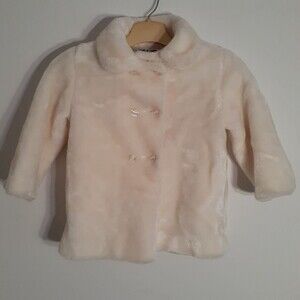 Weather Tamer jacket 4T white fur coat vintage girls toddler 4 winter fall